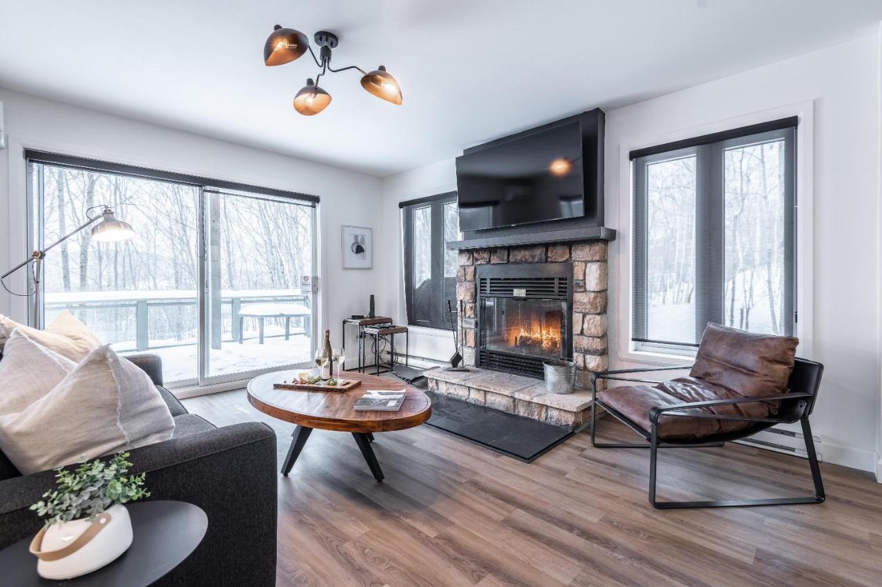 L'Erabliere Tremblant Ski Inout Condo W 2Bdrs Mont-Tremblant Exteriér fotografie