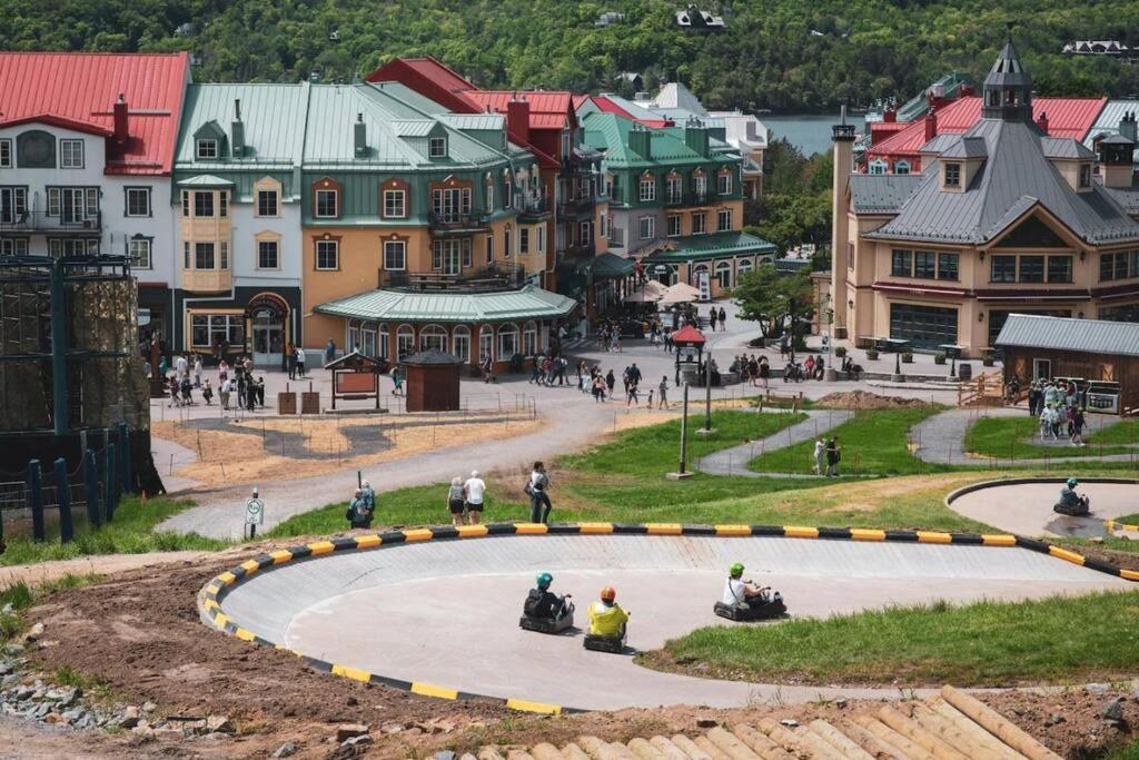 L'Erabliere Tremblant Ski Inout Condo W 2Bdrs Mont-Tremblant Exteriér fotografie