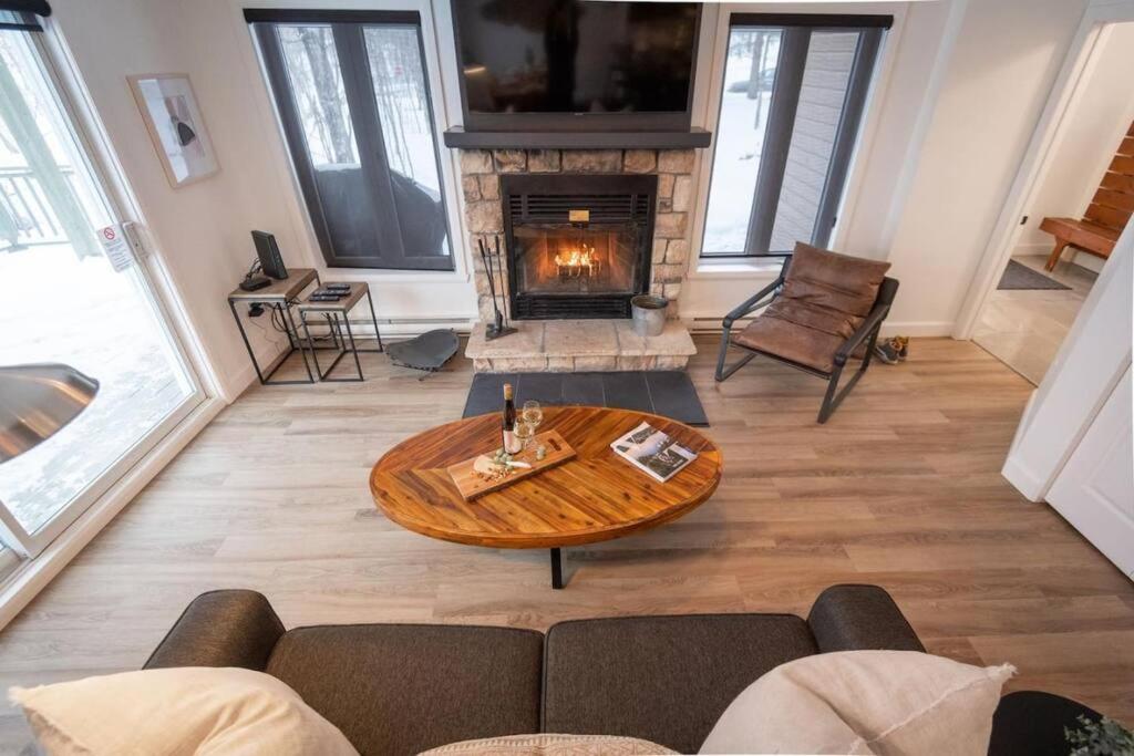 L'Erabliere Tremblant Ski Inout Condo W 2Bdrs Mont-Tremblant Exteriér fotografie